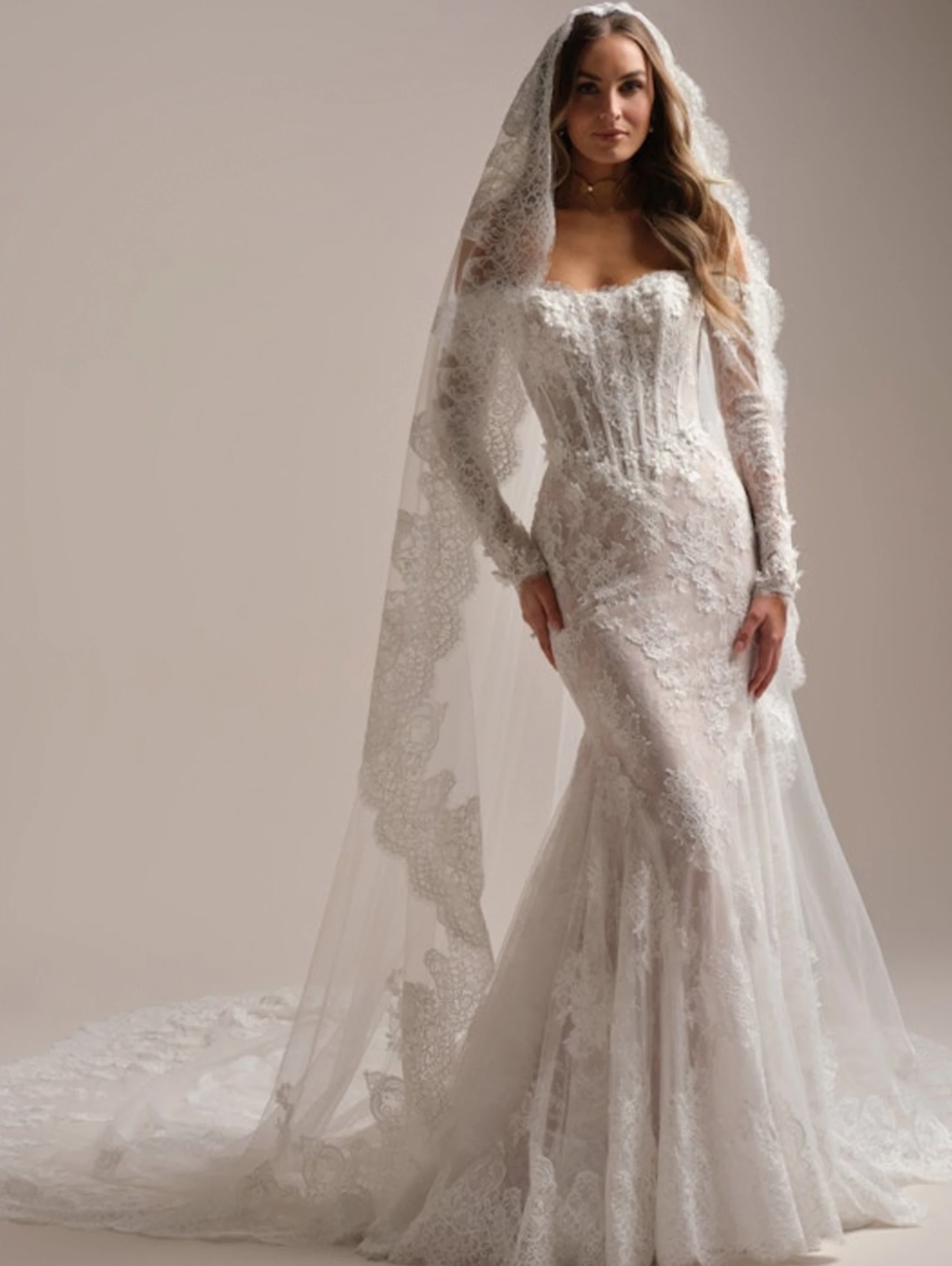 Model wearing a Bridal Collection Gown