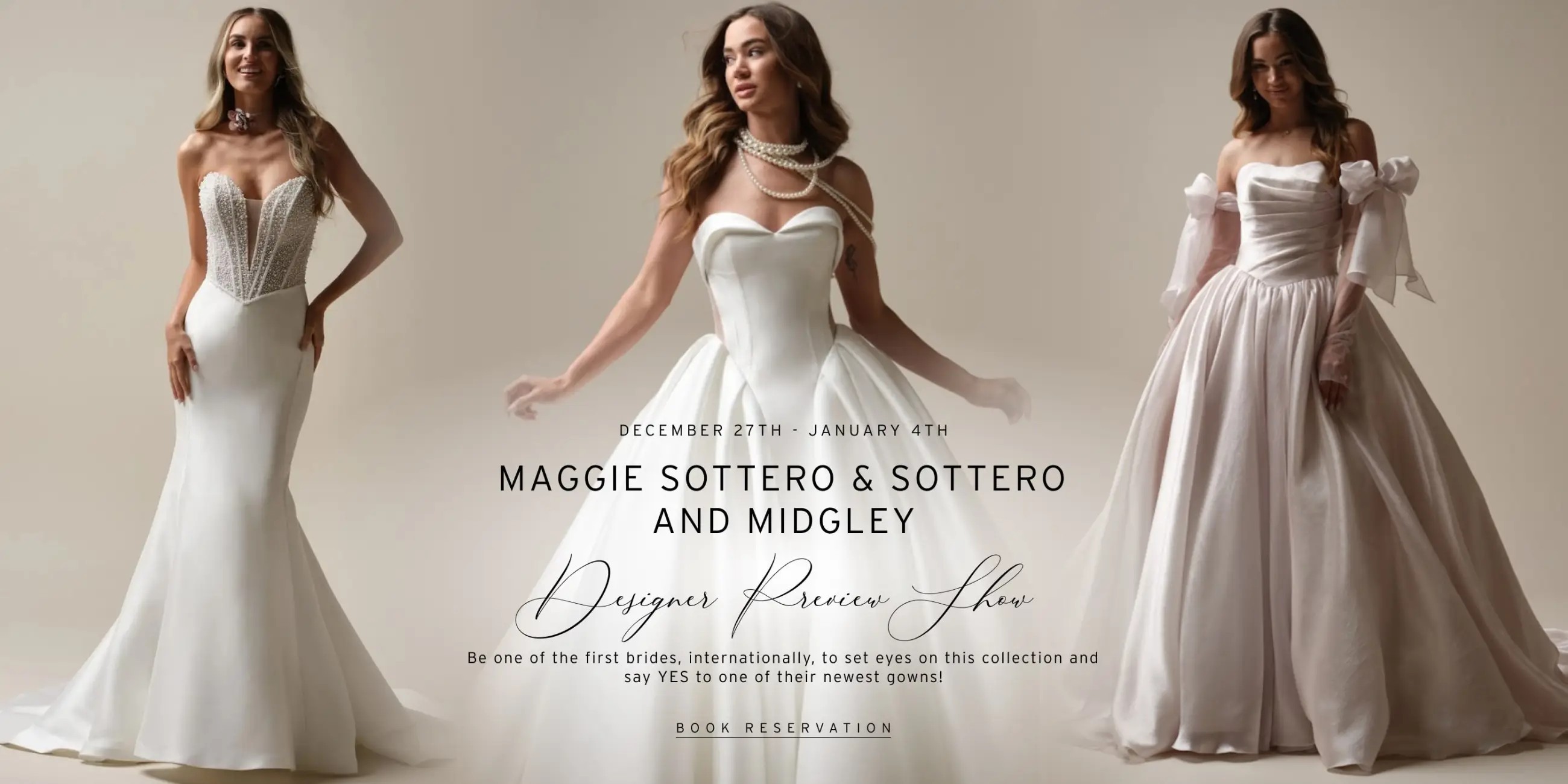 Maggie Sottero & Sottero and Midgley Trunk Show at Linen Jolie Bridal